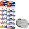 PKCELL SR920SW 371 AG6 Batterie a Bottone Alcaline per Orologio, Termometro,Giocattolo,Confezione da 20,PKCELL