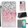 SIENIANLINE Cover per Samsung Galaxy A26 / A17 custodia portafoglio Gradiente argento | Chiusura magnetica, Scomparti carte, Funzione supporto, Pelle PU flip cover per Samsung A26 / A17