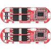 Be In Your Mind 2 Pz 3.7 V 20A 5 S Bordo Di Protezione Della Batteria Ai Polimeri Di Litio 18650 Batteria Al Litio BMS PCM Bordo Di Protezione Della Batteria 55x18mm Rosso