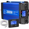 ETREPOW Inverter 12V 220V sinusoide pura 2000W con telecomando per camper