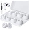 SOULWIT Silicone Gommini per AirPods Pro 3 (3a generazione 2025), Auricolari Ricambio per Pro3 con kit di pulizia - Bianco/Assortito