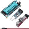 Youmile AVR ATMEGA16 Scheda di Sistema Minima Scheda di Sviluppo ATmega32 + USB ISP Programmatore USBasp ISP Scheda ATTiny 51 con Cavo di Download Cavo DC maschio per ATM
