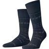 FALKE Lhasa Rib Special Edition M So lana viscosa cachemire fantasia 1 paio, Calzini Uomo, Blu Space Blue 6116, 39-42
