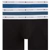 Tommy Hilfiger Boxer da Uomo 3P UM0UM03892 Boxer da Uomo, Nero (Nero/Blu JN/AG Sea), S