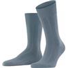 FALKE Lhasa Rib M So lana cachemire tinta unita 1 paio, Calzini Uomo, Blu Monument 6592, 39-42