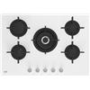Beko HILW 75222 SW Linea Shades Piano Cottura 5 Fuochi a Gas 75 cm (1 Bruciatore Wok) colore Bianco