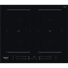Hotpoint Ariston HS 2560C BF Piano Cottura Induzione 4 Fuochi 59 cm Comandi Touch colore Nero
