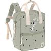 Lässig Zaino per bambini con fascia toracica zaino asilo 28 cm, 5,5 litri, 3 anni/Mini Square Backpack Happy Prints oliva
