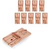 SWISSINNO Trappola per Topi in Legno Classic - Set da 10 - Legno di Faggio FSC - Efficacia Comprovata e Senza Veleno - Prodotto in Europa
