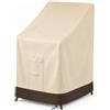 Vailge Coprisedia impilabile da patio, 100% impermeabile, resistente, per mobili da giardino, adatto per 4-6 sedie da pranzo impilabili, 91,4 cm di lunghezza x 28 cm di larghezza x 47 cm di altezza,