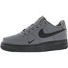 Nike Air Force 1 GS, Scarpe da Ginnastica per Bambini, 36,5 EU, in Pelle, Ammortizzazione Nike Air, Suola in Gomma, Grigio Freddo/Antracite