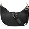 Expatrié Borsa a Tracolla Donna - Lea Small | Borsa a Spalla Mezzaluna, Crossbody Moon Bag, Marsupio Rotonda in Pelle Vegana, Idrorepellente