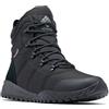 Columbia Fairbanks Omni-Heat, Stivali da Neve Uomo, Black/Titanium II , 45 EU