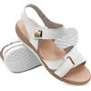 Zerimar Sandali Estivi da Donna in Pelle Naturale - Comodi Sandali da Donna con Suola in Gomma Antiscivolo - Sandali da Donna Resistenti - chiusura a Strappo