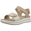 IGI&Co 1174833 Nabuck Platino Beige Scarpe Donna Sandali Pelle Strappi 37
