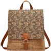 Generic Zaino da donna in sughero, stile bohémien, vintage, borsa a tracolla, borsa hobo, borsa da viaggio