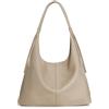 befen Borse Hobo Morbide in Vera Pelle per Donna, Shoppers e Borse a Tracolla in Pelle Pieno Fiore con Nastro con Nappine