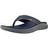 Skechers Sandali da uomo Silva-Falco, Blu mare, 47 EU