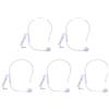 5 Pack Microfono Di Registrazione Pickup Audio Dello Strumento Cuffie Con Mini