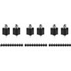 3 Count Adattatore Audio Per Montaggio Pannello Presa Microfono Jack