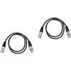 2 Pack Cavo Per Microfono Da Studio Xlr Altoparlanti Audio Stage