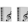 2 Pack Cartella Corale Da Concerto Libro Sfogliabile Cartelle Musicali