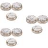 Set of 3 Fibbia Con Bottone Valvola Piccola Pulsanti Delle Valvole Della Tromba