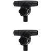 Set of 2 Adattatore Per Asta Del Microfono Trasmissione Supporto Braccio