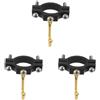 3 Count Gancio Per Leggio Violino Morsetto Chitarra Metallo Viola Accessorio