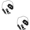 2 PCS Microfono Per Registrare Condensatore Cablato Wireless Telefono
