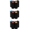 3 Pack Coperchio Della Batteria Microfono Cover Posteriore Wireless
