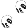 2 Count Microfono Con Filo Mini Professionale Condensatore Cablato
