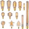 2PCS Edison Lampadina E27 40W 60W 220V 110V ST64 T45 BT53 A60 G80 G95 G125 Filamento Luce Incandescente Fiala Lampada Vintage Per La Decorazione