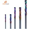 DREANIQUE Fresa per Legno a 2 Taglienti con Taglio UP & DOWN, Utensile a Spirale in Carburo per Fresatura e Compressione del Legno