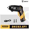 NONE DEKO muslimah Mini cacciavite elettrico batteria ricaricabile cacciavite a batteria con impugnatura Twistable per la lavorazione del legno