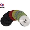 RIJILEI 7 pz Super 4 pollici tamponi per lucidatura a umido 100mm tampone flessibile per lucidatura in pietra per disco abrasivo per pavimenti in cemento, marmo, granito