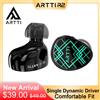 ARTTI R2 Auricolari HiFi In-Ear Diaframma al berillio da 10 mm Bobina dinamica Cuffie con monitor IEM cablate con spina 0,78 2 pin 3,5/4,4 mm