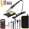JCD Kit saldatore JCD con multimetro temperatura regolabile 220V 80W saldatura stazione di rilavorazione saldatura strumenti di riparazione matita termica