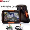 winkcron Navigatore GPS per moto e auto 4.3" IPX67 Impermeabile, resistente alla polvere e agli urti, Bluetooth, FM, AVIN, 8GB integrati con mappa GPS iGo