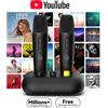 PUREMIC Macchina per karaoke Puremic K3 con milioni di canzoni Free Forever Duet Microfoni per karaoke per cantare con dock ricaricabile, cavo HDMI+Aux