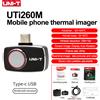 UNI-T termocamera per telefono cellulare UTI260M UTI256M 256x192 Pixel termocamera tubo dell'acqua rilevamento del riscaldamento a pavimento