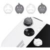 PlayVital Simpatiche cappucci per impugnatura per pollice per ROG Ally, cappucci per joystick in silicone Impugnature per levette per ROG Ally X 2024 - Cutie Kitty