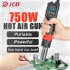 JCD 8208 Micro Pistola ad Aria Calda 750W, Stazione di Rilavorazione per Saldatura con Display Digitale LCD, Pistola Termica, Asciugacapelli, Strumenti per Saldatura BGA IC
