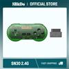 8bitdo SN30 2.4G Gamepad Wireless per SNES/SFC originali (verde giada)