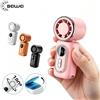 BEIWEI Mini Ventilatore Portatile 3000mAh 5 Velocità Raffreddamento Turbo 180° ° Ventilatori Portatili Ricaricabili Type-C con Display LED e Clip Regolabile