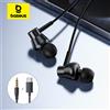 Baseus Encok HZ11/CZ11 auricolari cablati in-ear bassi potenti tipo C/jack da 3,5 mm cuffie cablate per computer portatile tablet telefono