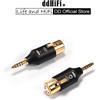 ddHiFi DD ddHiFi XLR44C adattatore XLR bilanciato da 4pin a 4.4mm, adatta i cavi per cuffie XLR 4pin tradizionali a dispositivi terminati da 4.4mm