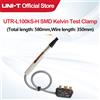 UNI-T Sonde di prova Kelvin SMD UNI-T UTR-L100KS-H con clip, linea di prova Kelvin a quattro terminali UTR-L100k-H per UT622A UT622C UT622E