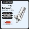 MOVESPEED USB 3.2 Pen Drive a stato solido 520 MB/s Chiavetta USB tipo C ad alta velocità 1TB 512GB 256GB 128GB USB Gen 2 Pendrive Flash