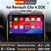 NONE Autoradio Junsun con chip Qualcomm 8-Core Android 13 per Renault Clio 4 ZOE 2012 2013 2014 2015 2016 2017 2018 2019, CarPlay wireless, schermo HD, sistema multimediale.